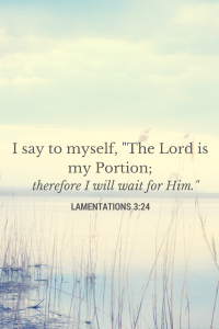 The Lord is my Portion